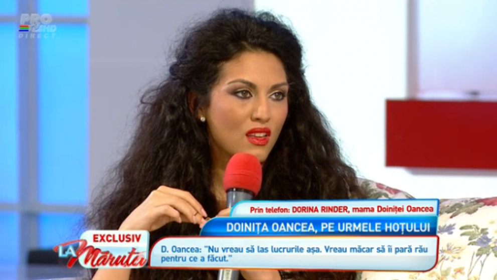 Doinita Oancea, cu ochii in lacrimi in direct la TV. Ce a patit actrita
