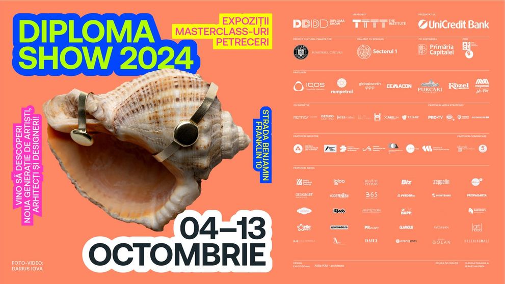 Începe DIPLOMA Show, festivalul noii generații de artiști, arhitecți și designeri români
