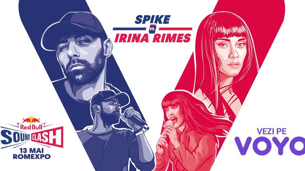 Spike și Irina Rimes se duelează pe scenă, la Red Bull SoundClash. Ce probe de foc vor avea cei doi artiști