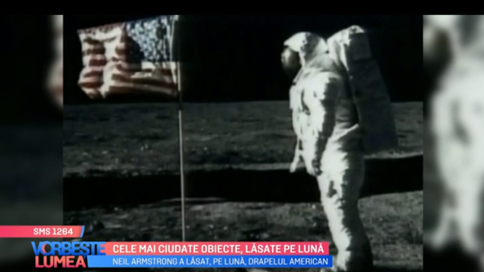 VIDEO Obiecte interesante, lăsate pe lună