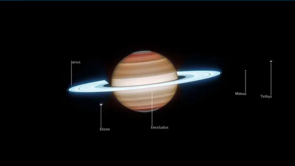 NASA a dezvăluit noi fotografii senzaționale cu planeta Saturn, dezvăluind o față neștiută a gigantului gazos