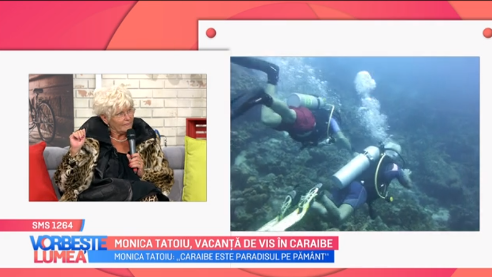 VIDEO Monica Tatoiu, vacanță de vis în Caraibe