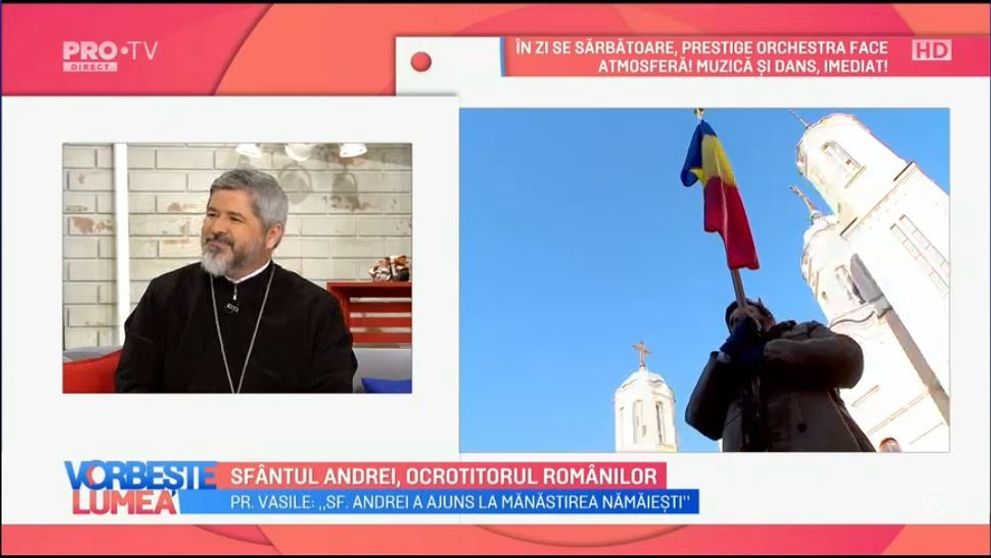 VIDEO Părintele Vasile Ioana, despre Sfântul Andrei