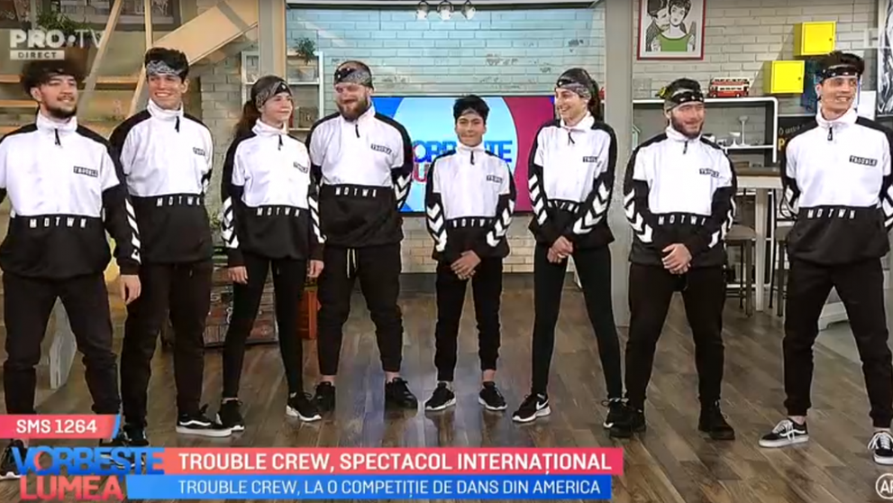 VIDEO Trouble Crew, spectacol internațional