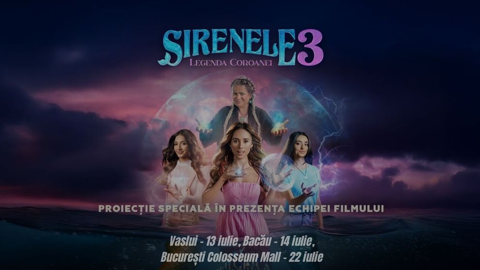 Proiecții speciale ale filmului „Sirenele: Legenda coroanei”, în prezența Andrei Gogan