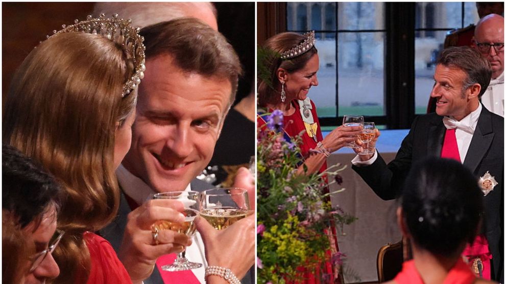 Revenire regală: Kate Middleton a strălucit la primul banchet de stat din 2025. Macron, fermecat de șarmul Prințesei de Wales