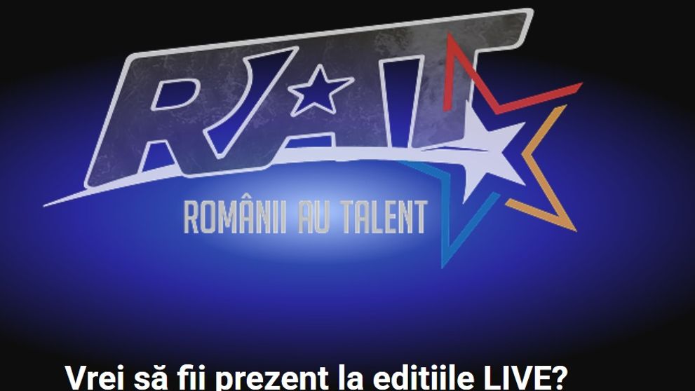Vino să trăiești spectacolul LIVE! Înscrie-te la unul dintre show-urile „Românii au talent” din luna mai!
