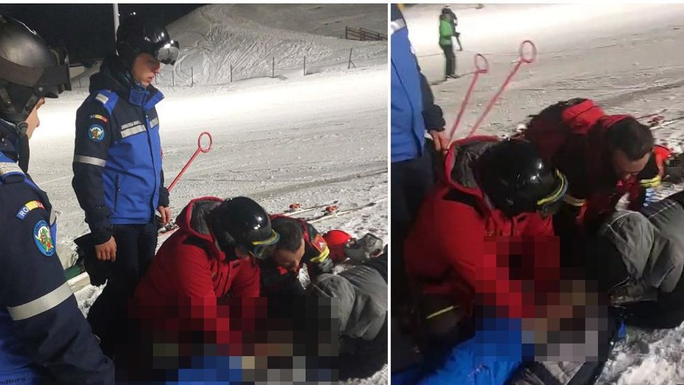Tragedie în Maramureș. Un tânăr de 23 de ani a murit după ce s-a ciocnit pe pârtie cu un alt schior