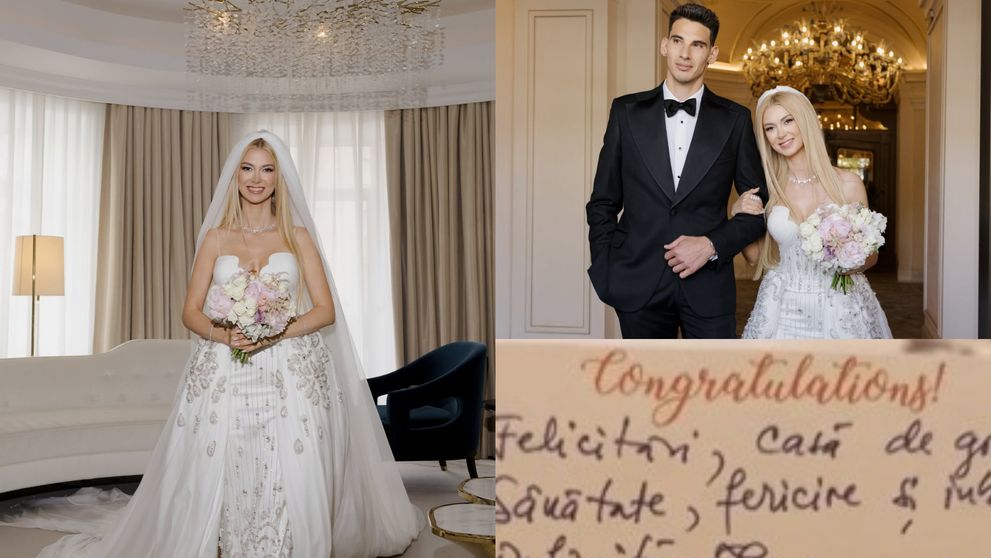 Ce scrie în scrisoarea primită de Andreea Bălan de la părinții lui Victor Cornea, în ziua nunții. Artista a făcut totul public