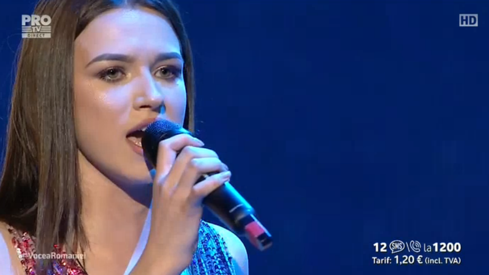 Ioana Ignat a interpretat piesa 