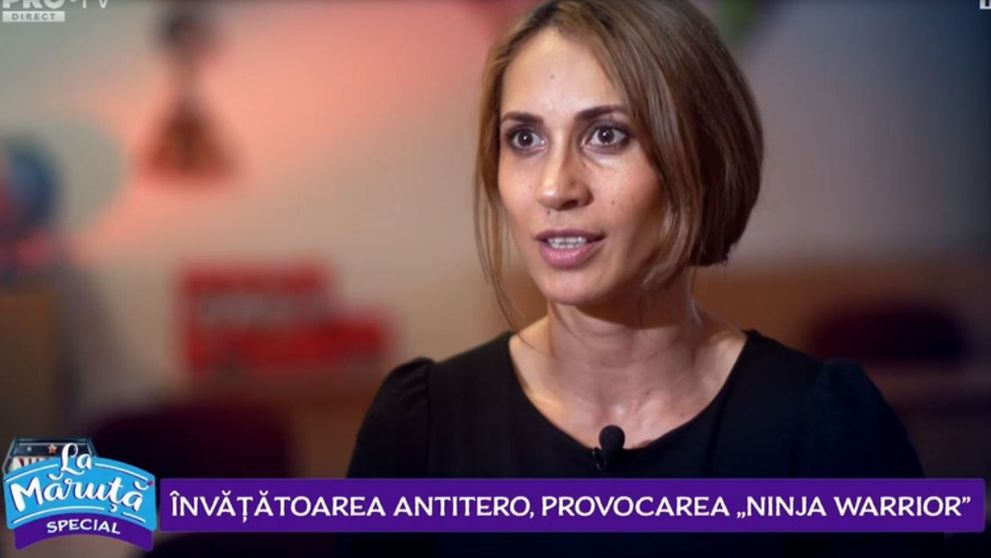 VIDEO Cum a decurs provocarea Ninja Warrior pentru Iulia Marcu, învățătoarea care a lucrat în trecut în brigada antitero