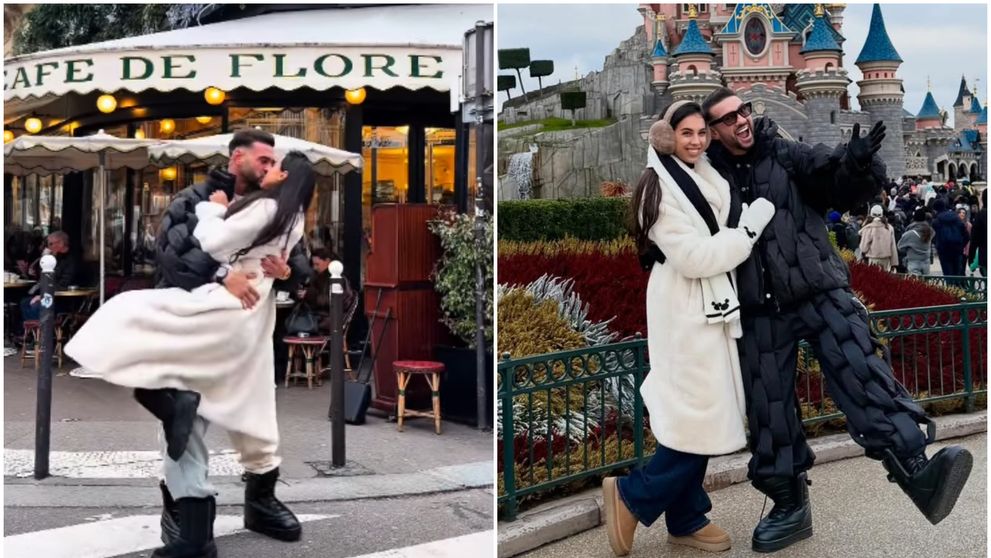 Mai ceva ca în „Emily in Paris”! Dorian Popa, sărut pasional cu soția în fața Café de Flore și glume fără milă despre ținutele lui