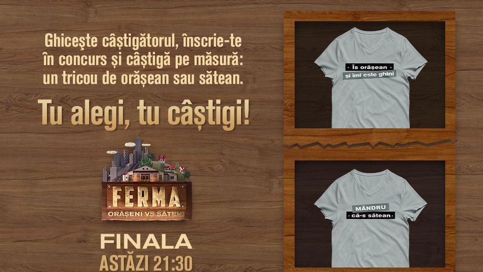 CONCURS! Ghicește FERMIERUL ANULUI și poți câștiga un cadou personalizat