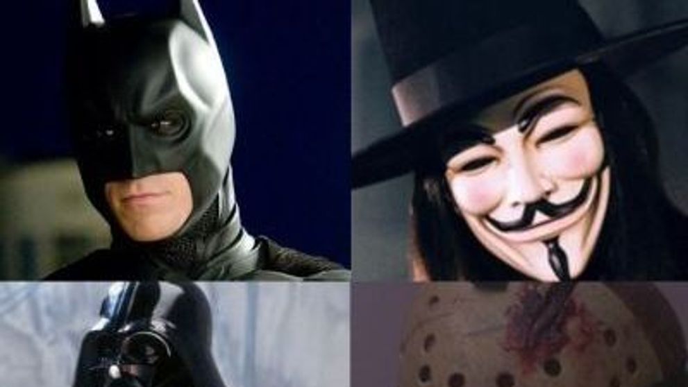 Cele mai fascinante 50 de masti din filme: de la Darth Vader la Batman