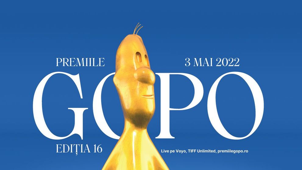 Premiile Gopo 2022, cea mai importantă seară dedicată filmului românesc, pe 3 mai, ora 19:00, LIVE pe VOYO