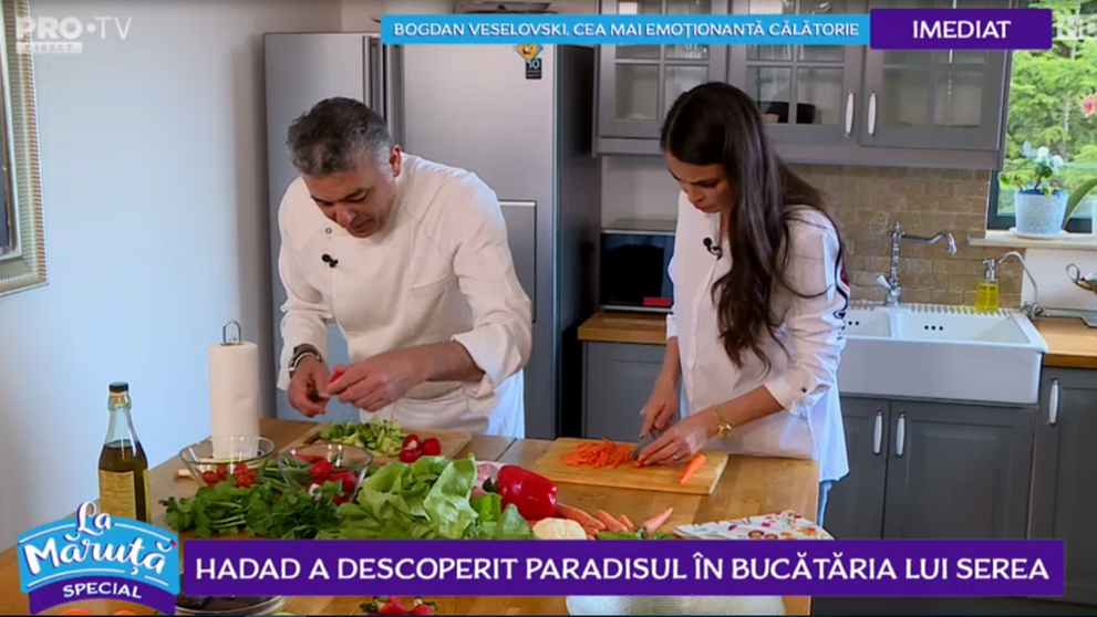 VIDEO Chef Hadad a descoperit paradisul în bucătăria lui Serea