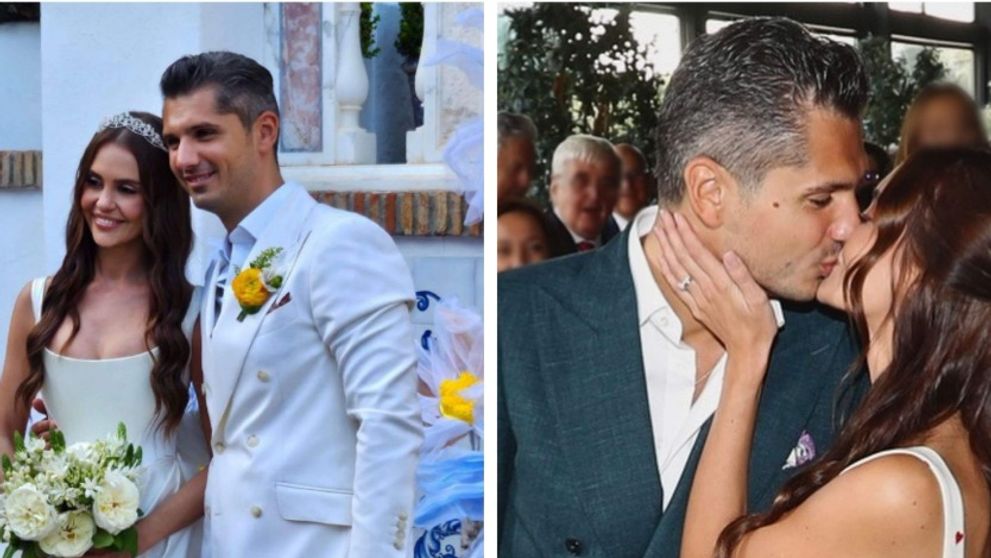 Fostul iubit al Elenei Băsescu s-a căsătorit religios cu Michelle! Primele imagini de la nunta lui Cătălin “Tomată” Gheorghe