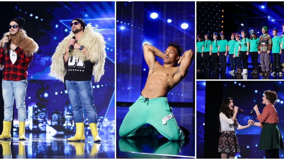 Jimmy&Guvid, Dreams Drums Druum, Adonis Crash Boom si Elena si Emanuela Popescu, pregatiti pentru prima semifinala LIVE Romanii au talent