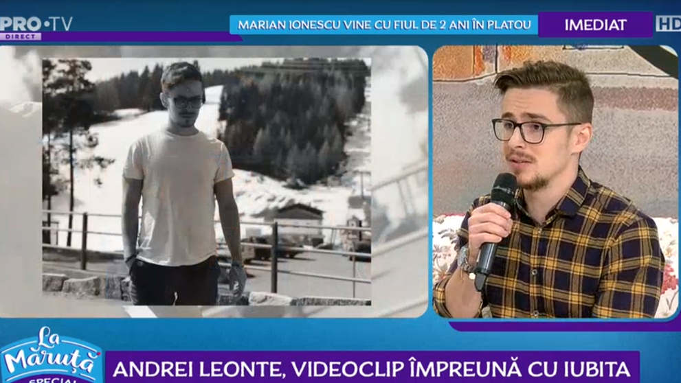VIDEO Andrei Leonte, videoclip impreună cu iubita