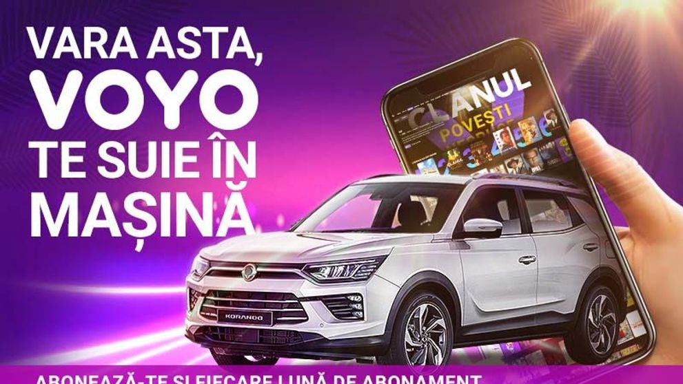 Vara asta, VOYO te suie în mașină! Abonează-te și câștigă un autoturism!