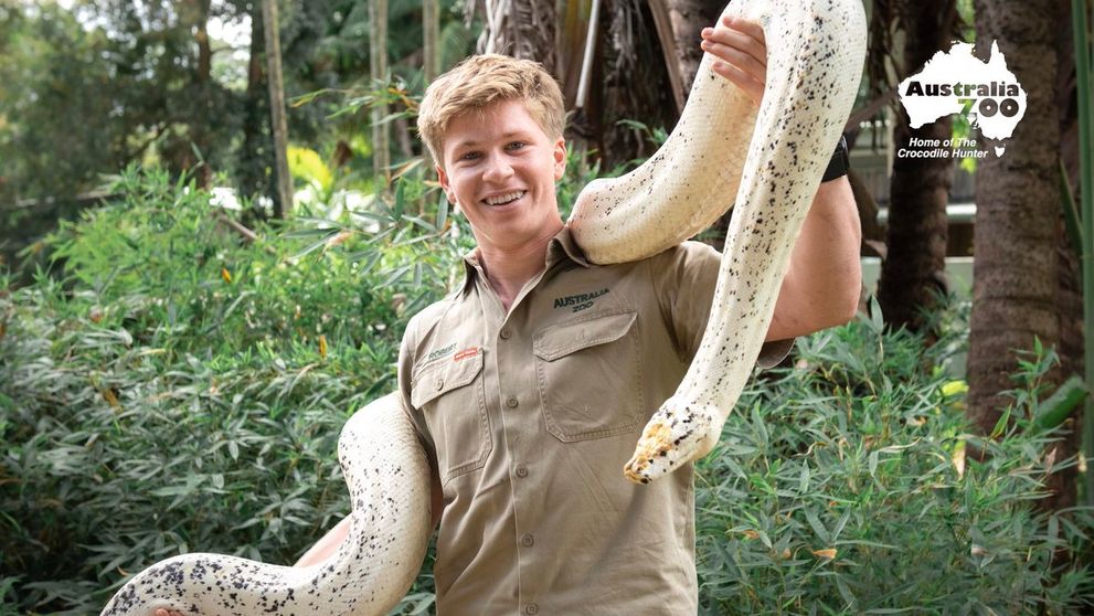 Robert Irwin, fiul ”Vânătorului de crocodili”, are un șarpe imens! Cât măsoară și cum arată ”Jenny”: ”E superbă”
