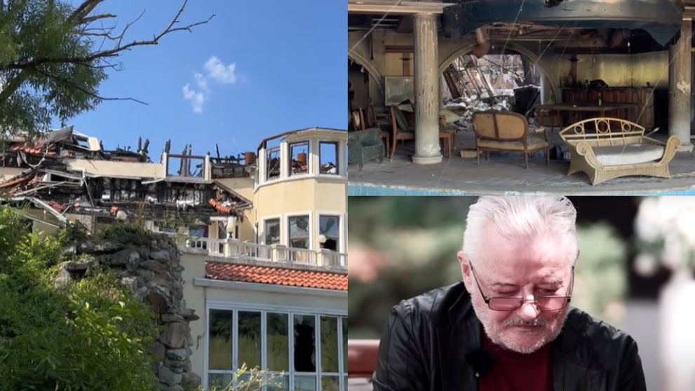 Irinel Columbeanu ia în calcul mascarea unui furt prin incendiul de la vila din Izvorani: „Nu s-au mai găsit pe pereți”