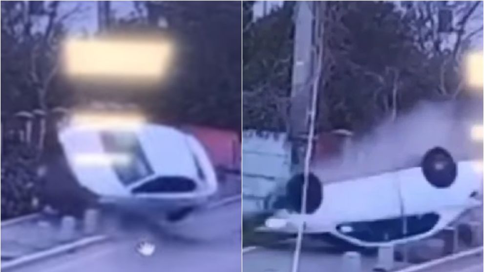Imagini devastatoare cu accidentul din Chiajna, unde un șofer beat a intrat cu viteză în doi pietoni. Unul dintre ei este în stare gravă la spital