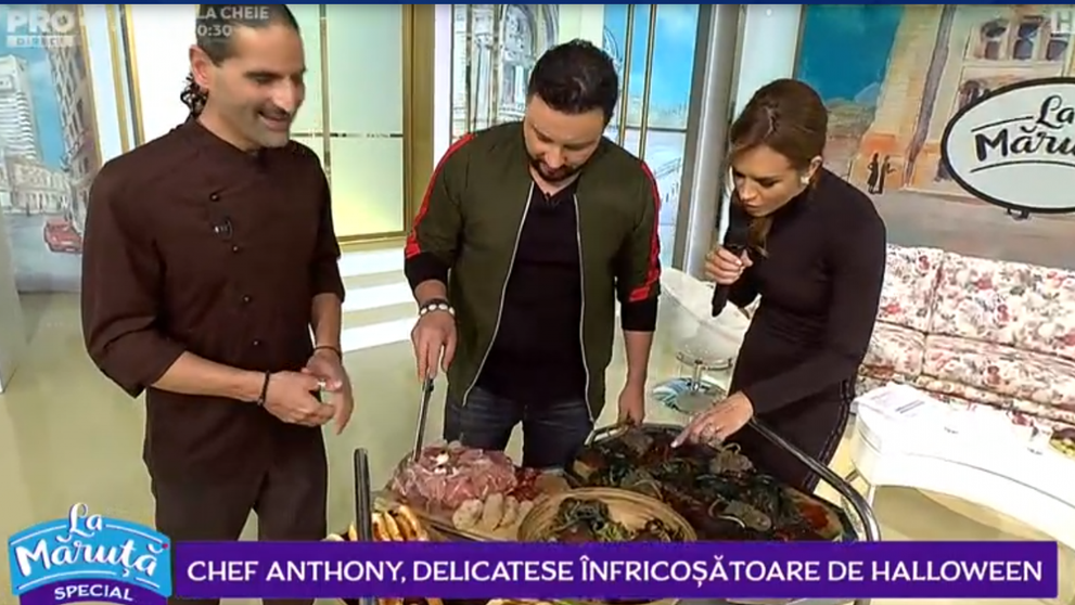 VIDEO Chef Anthony, delicatese înfricoșătoare de Halloween