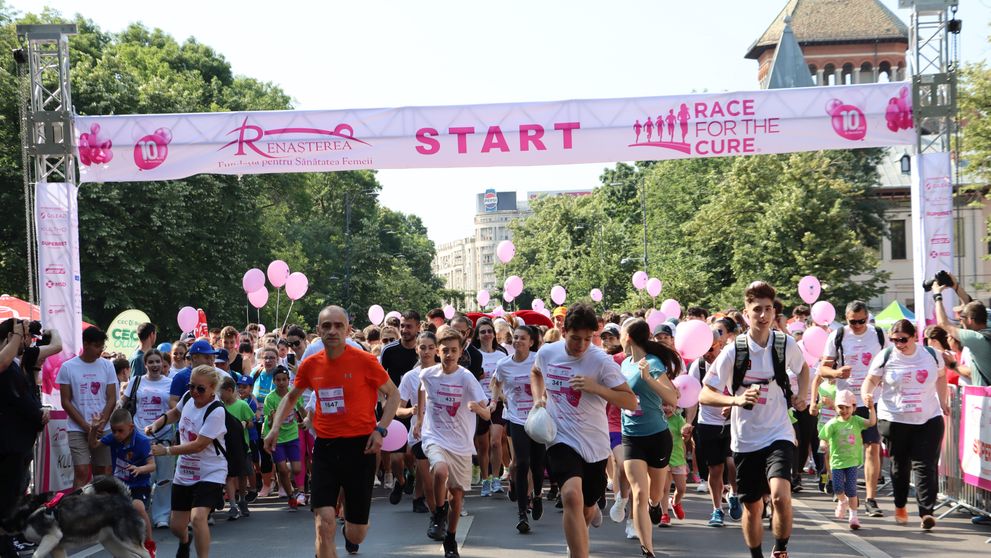 Fundația Renașterea a dat START înscrierilor la cea mai așteptată cursă pentru Sănătatea Femeii - Race for the Cure România, din 15 iunie