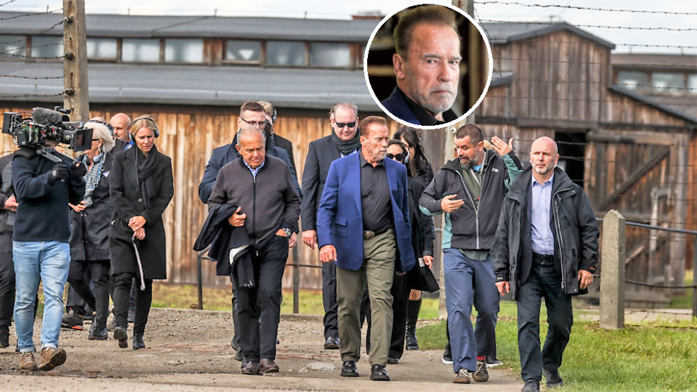 Arnold Schwarzenegger la Auschwitz. Actorul s-a întâlnit cu urmașii supraviețuitorilor
