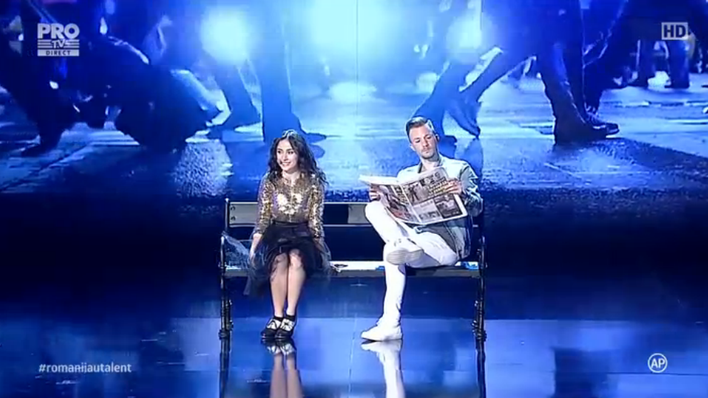 Scena de la Romanii au talent​ s-a zguduit in ritmul pantofilor ei. Explozie de energie si talent marca Andra Gogan
