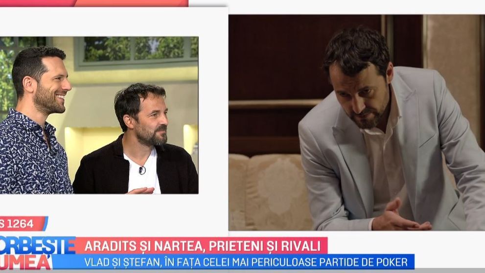VIDEO Adi Nartea și Andrei Aradits, dezvăluiri din serialul VLAD