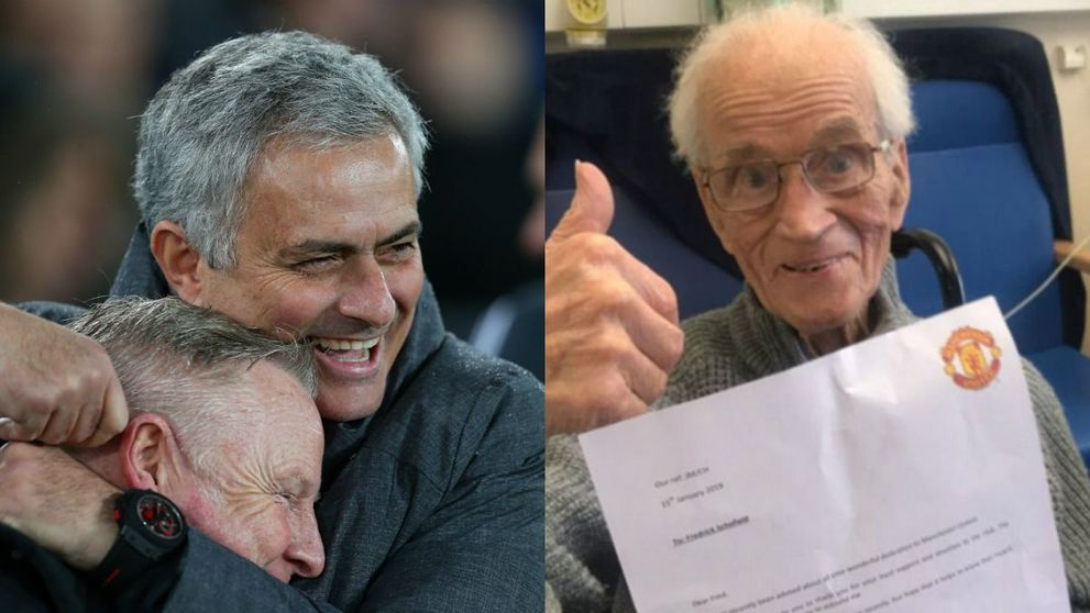 Un batran de 94 de ani a primit o scrisoare in timp ce era pe patul de spital! Ce i-a transmis Mourinho
