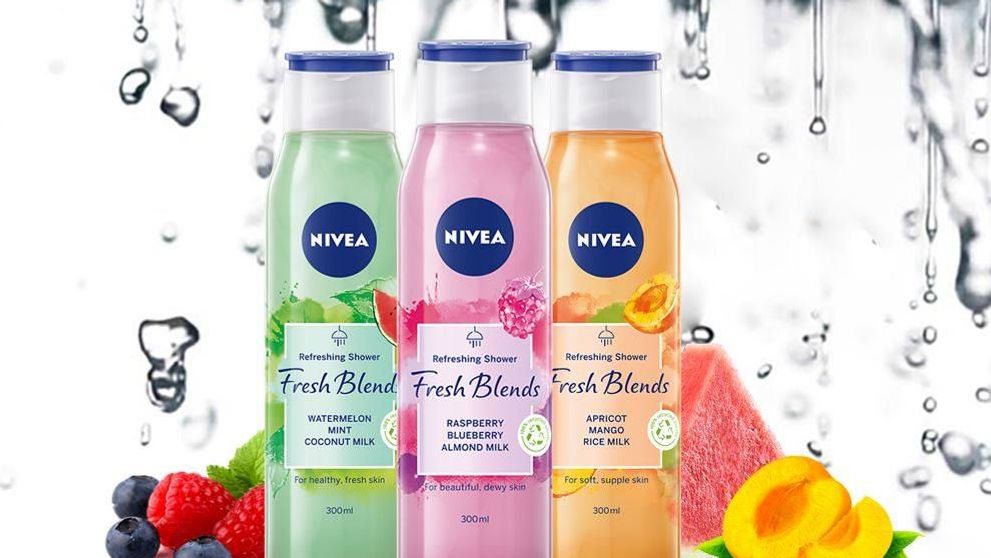 Păstrează mirosul vacanței și la tine acasă. Încearcă noile geluri de duș Nivea Fresh Blends și nu vei regreta