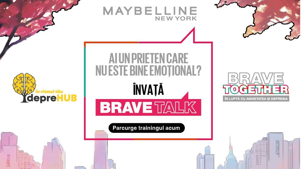 (P) Ai un prieten care nu este bine emoțional? Învață BRAVE TALK