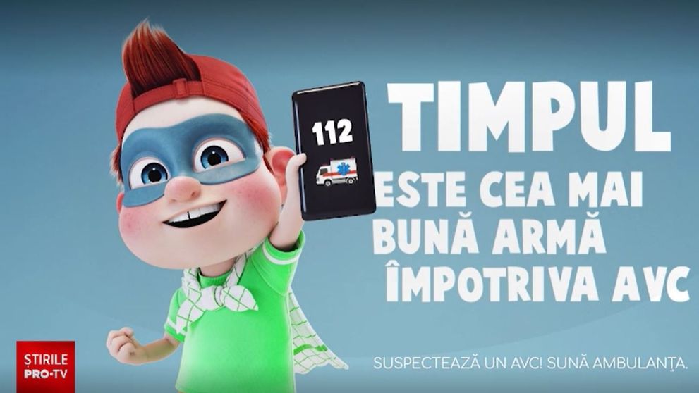 „Eroii FAST”, campanie de informare privind simptomele AVC. „Fred fățosul”, unul din semnele de accident vascular cerebral