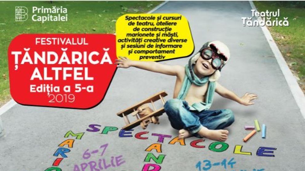 Teatrul de Animație Țăndărică organizează în luna aprilie cea de-a 5-a ediție a Festivalului 