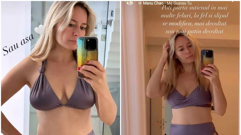 Laura Cosoi s-a filmat în costum de baie: “După 3 copii să arați așa... e top!”