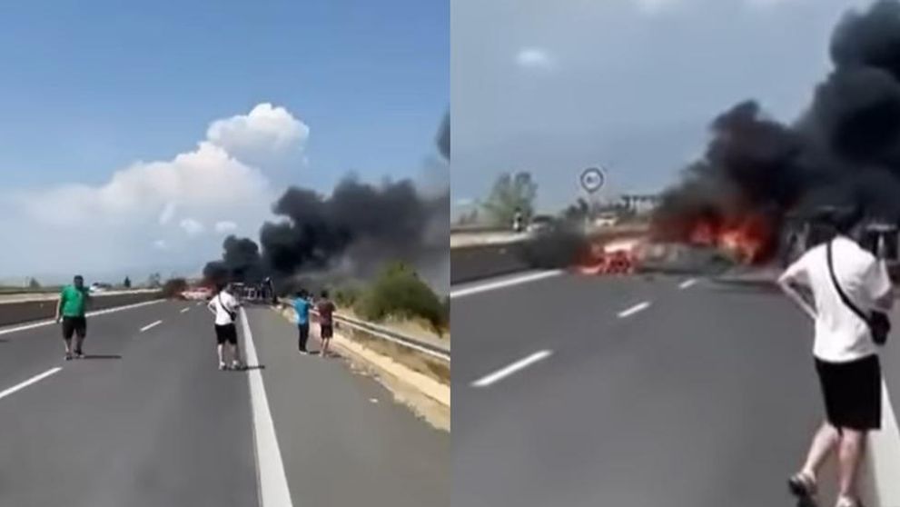 Accident cumplit spre feribotul către Thassos. Trei persoane au murit după ce un TIR a intrat cu o viteză de peste 100 km/h în două mașini care așteptau la bariera de taxare