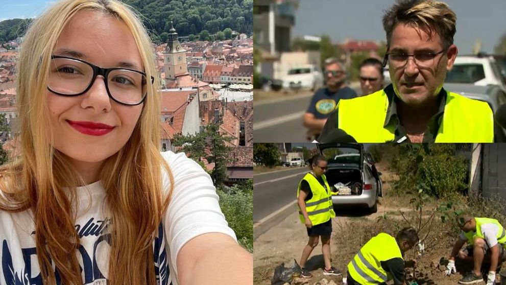 Tatăl Robertei, fata care și-a pierdut viața în accidentul de la 2 mai, a plantat un copac în memoria fiicei sale