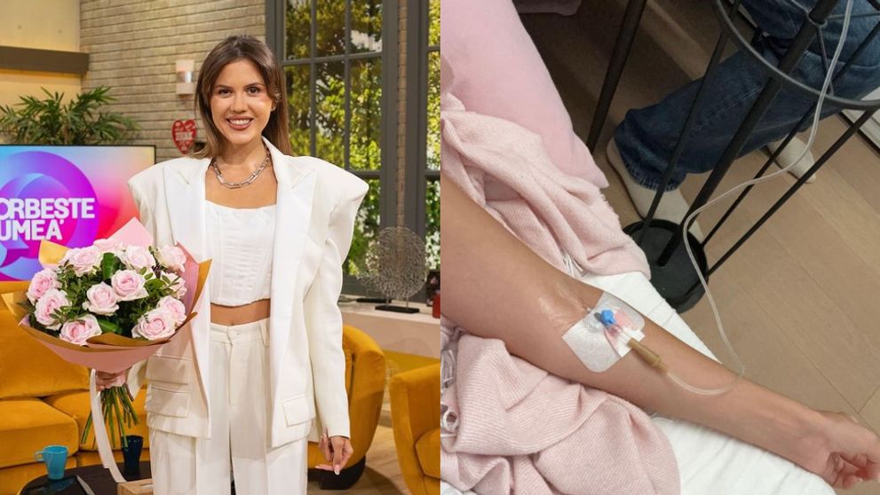 Emily Burghelea, imagini îngrijorătoare de pe patul de spital. A apărut cu perfuzia în mână, aproape de miezul nopții: „De ce ți-e frică...”