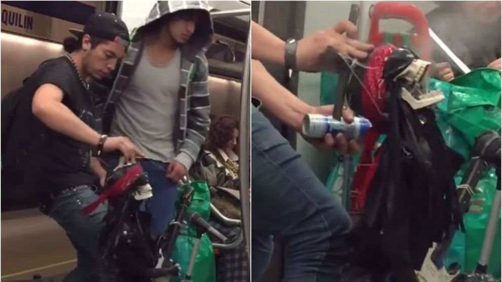 S-a intamplat la metrou. Cand au vazut spectacolul pe care il face un tanar, si-au scos telefoanele si au filmat totul