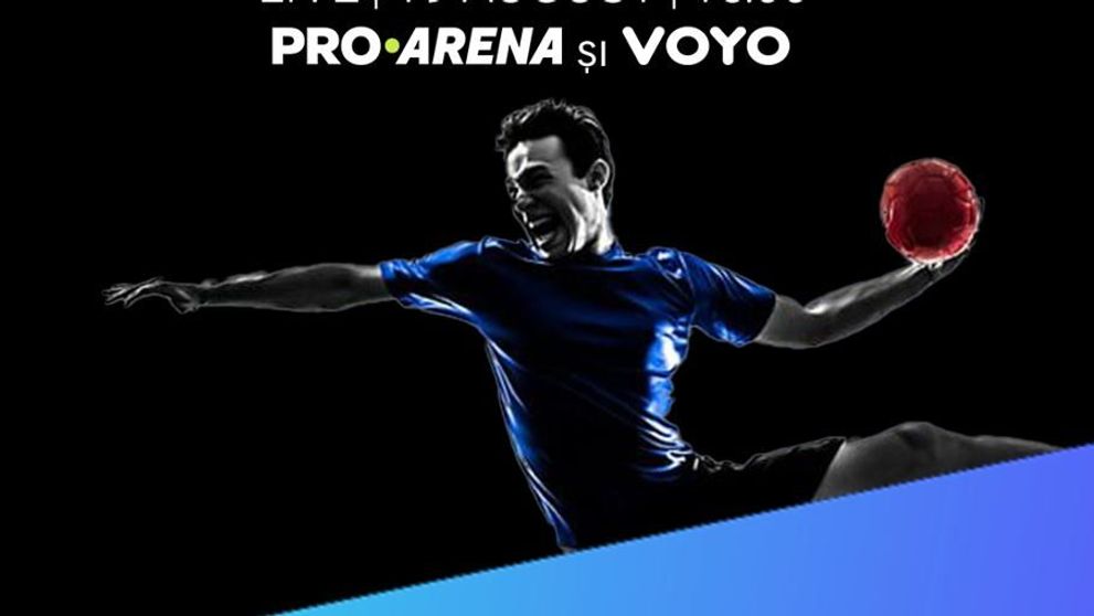 Supercupa României la handbal masculin se vede exclusiv sâmbătă și duminică pe PRO ARENA și VOYO!