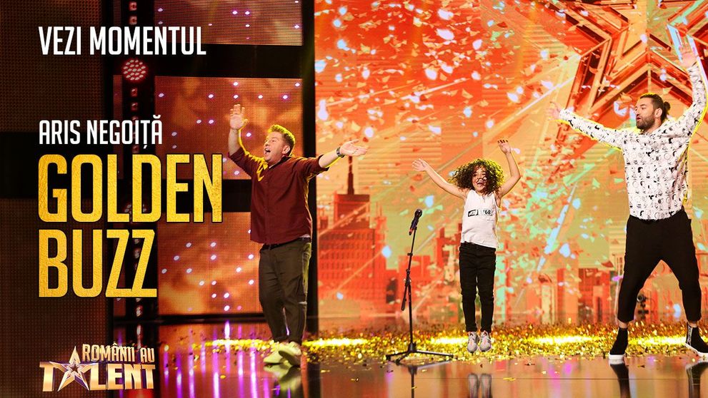 Aris Negoiță, ultimul Golden Buzz la Românii au talent, sezonul 9: ”E al nostru, e Mowgli al nostru!”