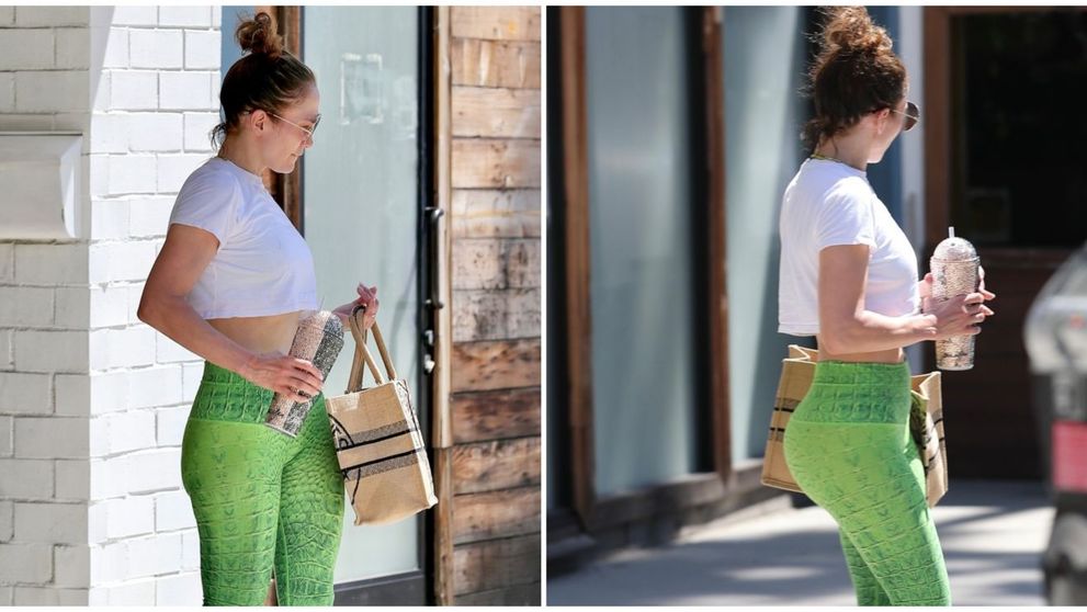 Fără strop de machiaj și în colanți! Jennifer Lopez a întors toate privirile după ce a apărut așa pe stradă