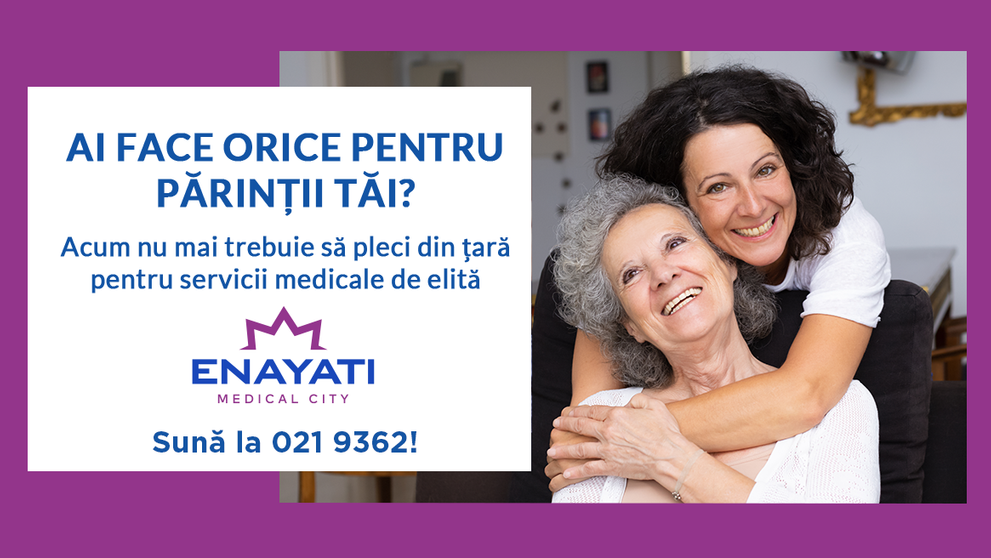 (P) Enayati Medical City: orașul medical ce pune la dispoziția pacientului vârstnic servicii medicale la standarde europene