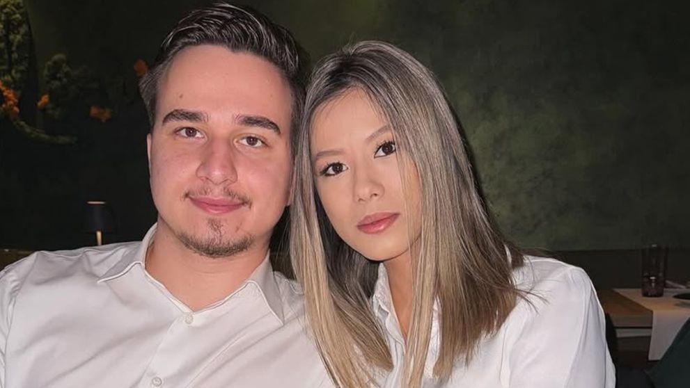 Luca Reghecampf și Asiana Peng, apariție elegantă la botezul lui Landon Abram. Cum s-au îmbrăcat cei doi