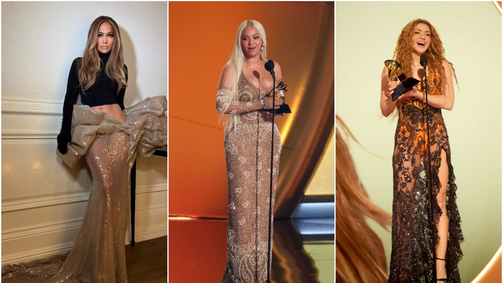 Ca în vremurile bune! Beyonce, Shakira și J Lo, toate la Premiile Grammy, însă doar columbianca a defilat pe covorul roșu! Cele mai spectaculoase ținute ale serii