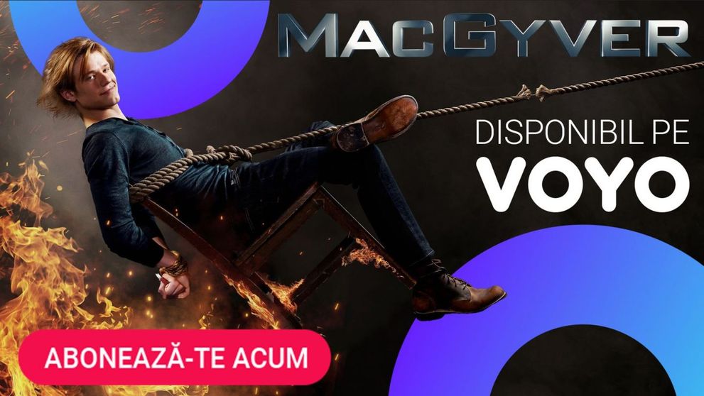 Primul sezon al serialului captivant ”MacGyver” este acum disponibil integral pe VOYO 