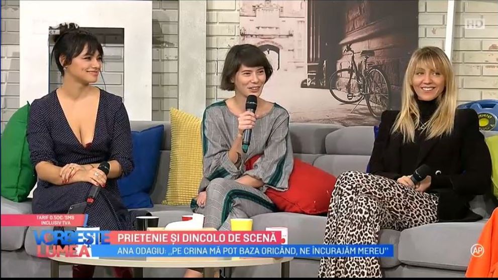 VIDEO Crina Semciuc, Aylin și Ana Odagiu, prietenie și dincolo de scenă